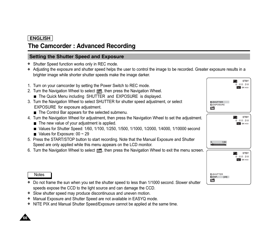 The camcorder : advanced recording | Samsung SC-D6040-AFS User Manual | Page 70 / 169