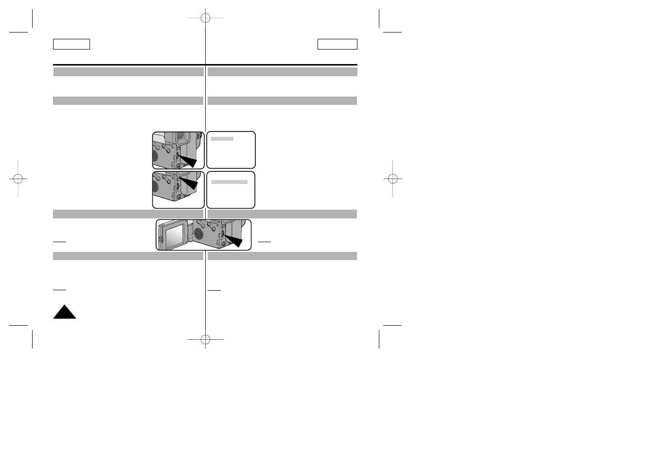 Playing back a tape reproducir una cinta | Samsung SC-L907-XAP User Manual | Page 60 / 76