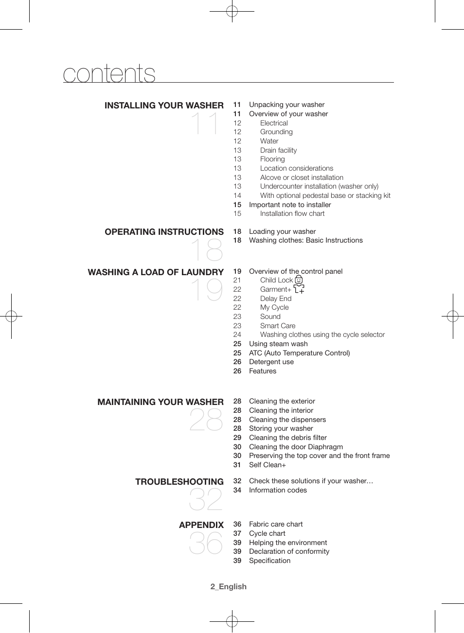 Samsung WF42H5000AW-A2 User Manual | Page 2 / 132