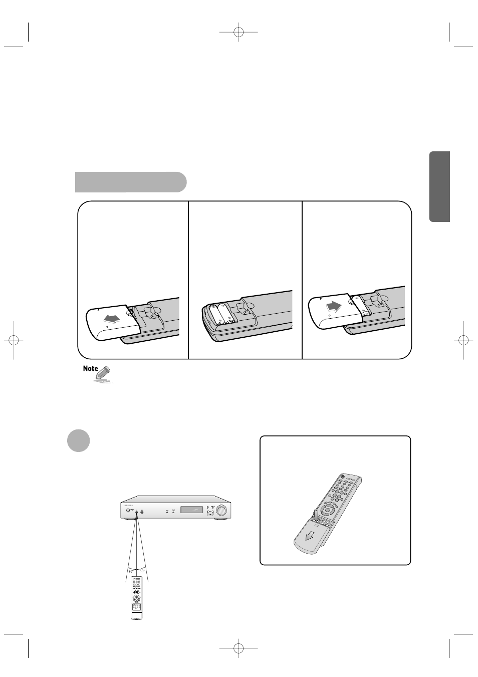 Range of operation of the remote control | Samsung HT-AS601TH-XAA User Manual | Page 12 / 55