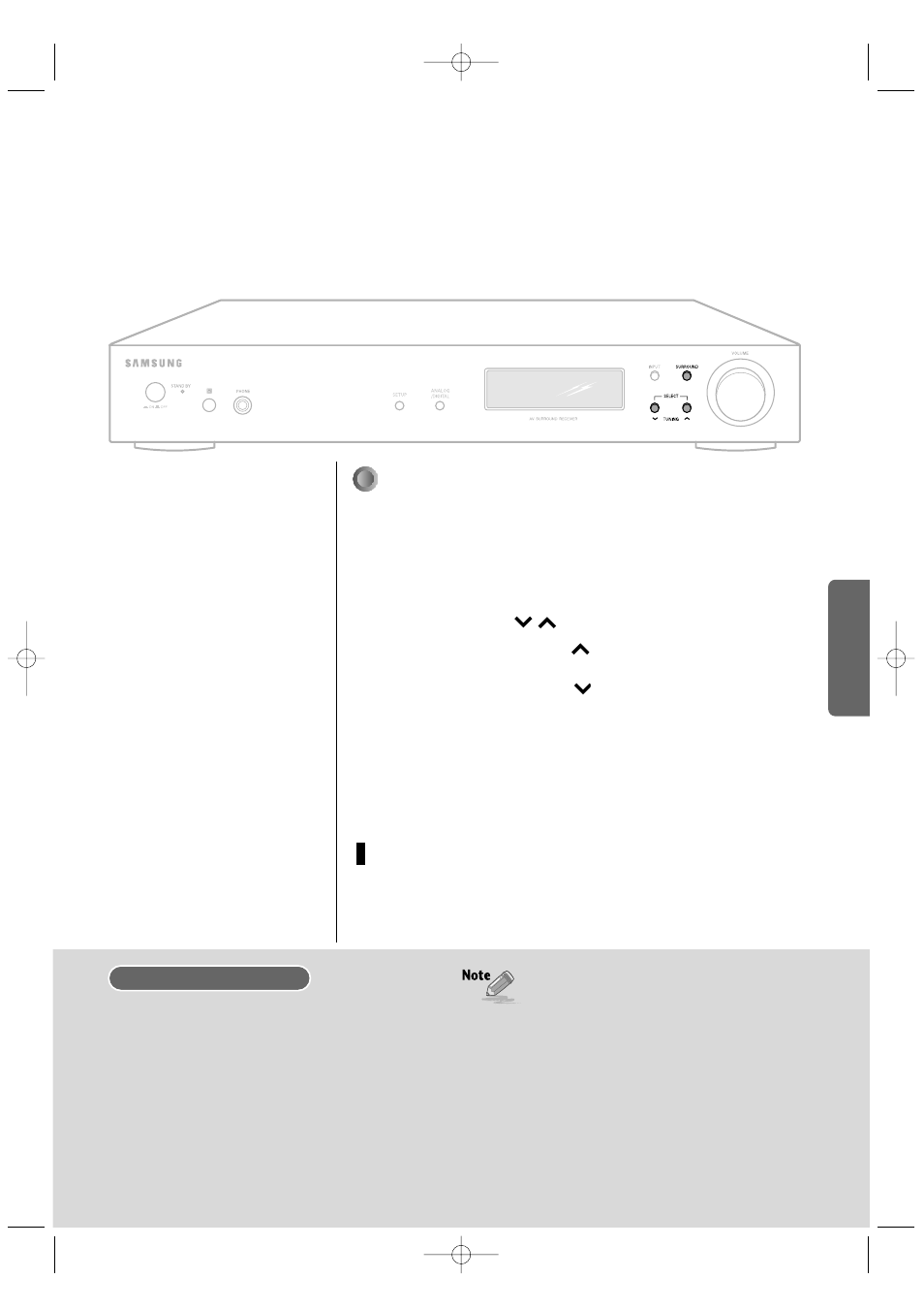 Main unit, Opera tion, Press select ( ) button | Samsung HT-AS601TH-XAA User Manual | Page 32 / 55