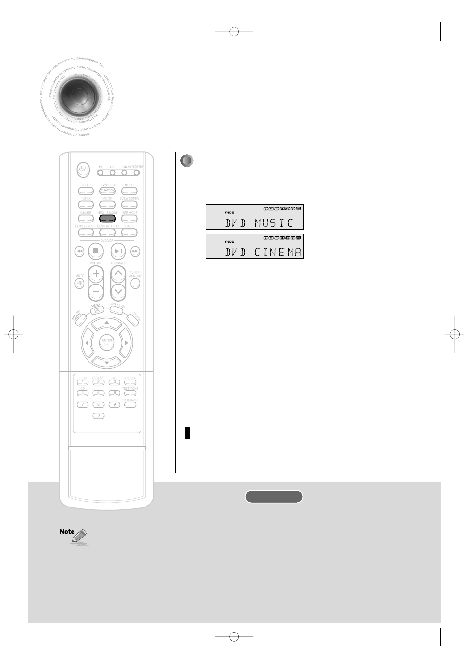 Neo:6 mode, Remote control | Samsung HT-AS601TH-XAA User Manual | Page 35 / 55