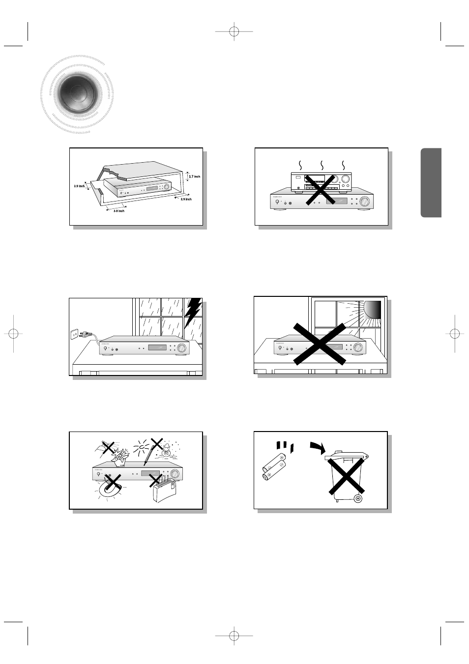 Precautions | Samsung HT-AS601TH-XAA User Manual | Page 4 / 55