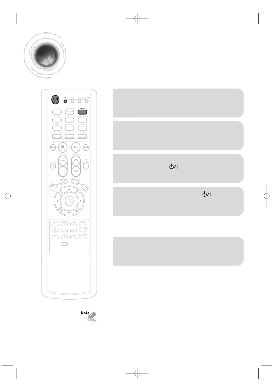 Operating your tv with the remote control | Samsung HT-AS601TH-XAA User Manual | Page 47 / 55
