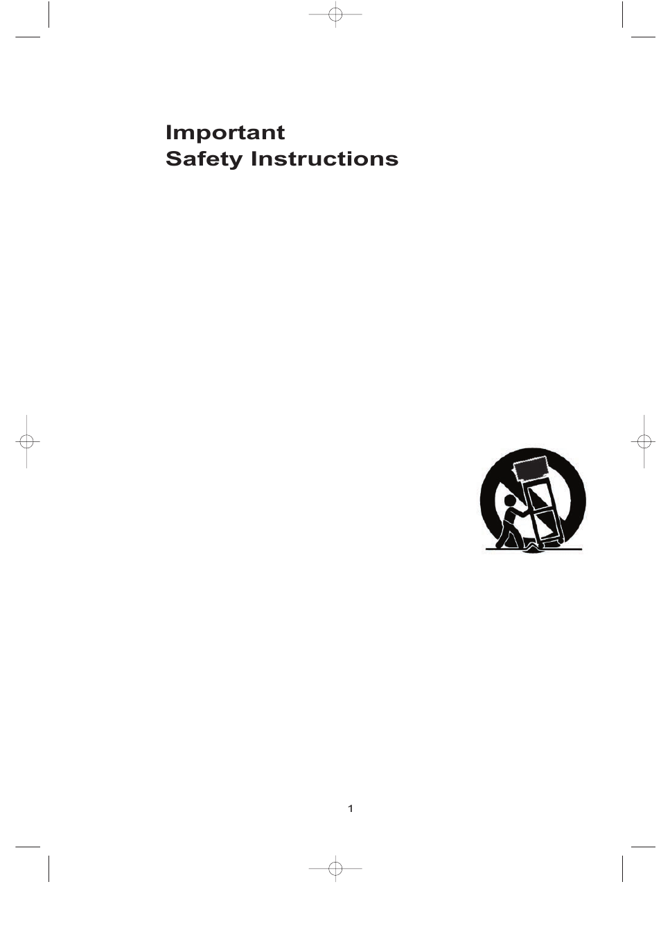 Important safety instructions | Samsung LTP1795WX-XAA User Manual | Page 4 / 68