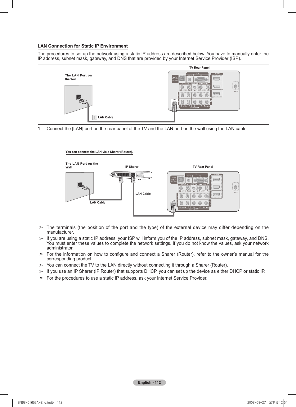 Samsung PN63A760T1FXZA User Manual | Page 112 / 282