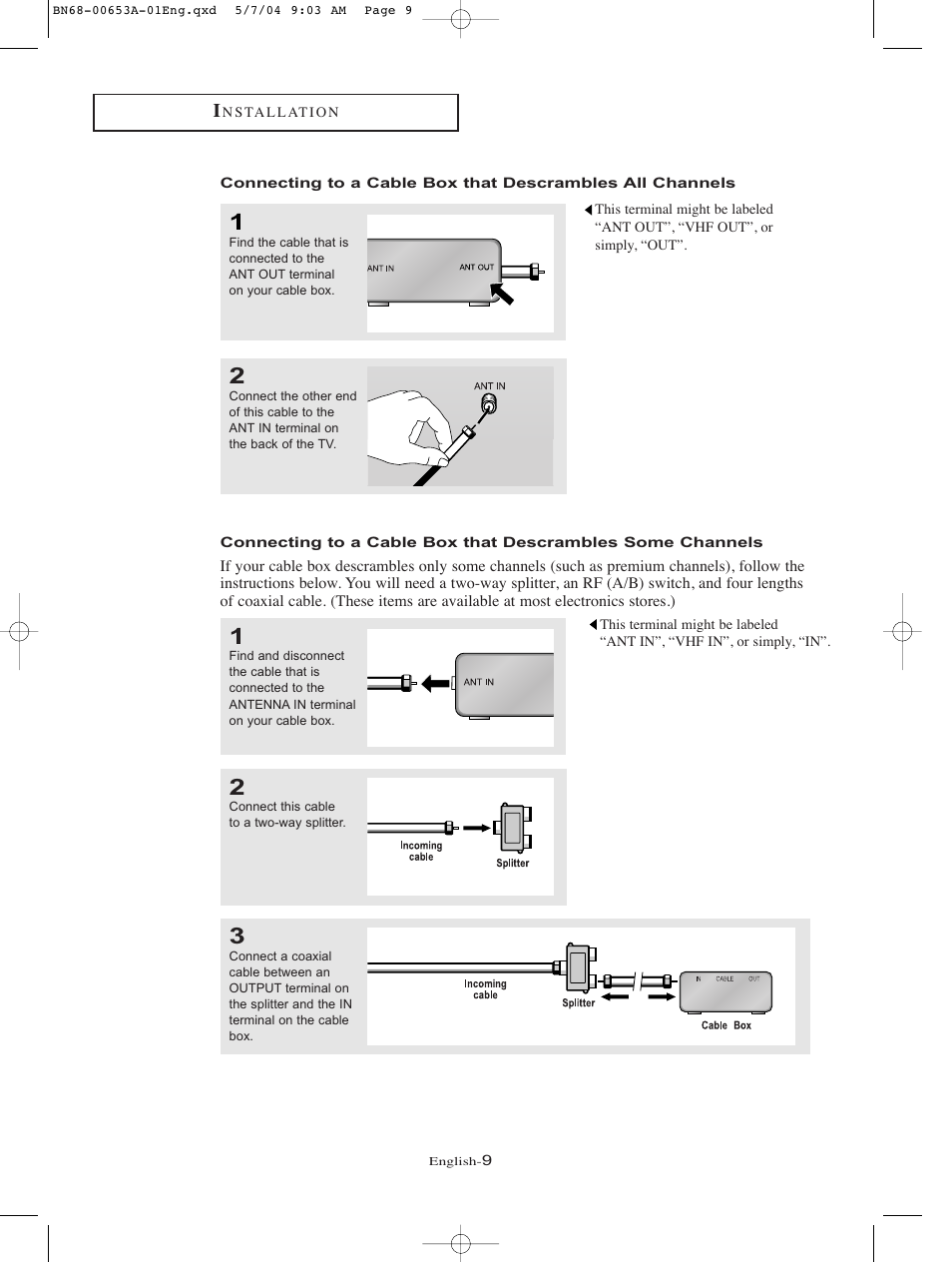 Samsung LTP326WX-XAC User Manual | Page 12 / 90