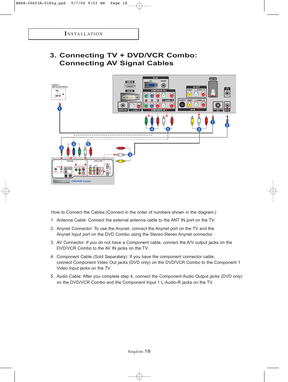 Samsung LTP326WX-XAC User Manual | Page 21 / 90