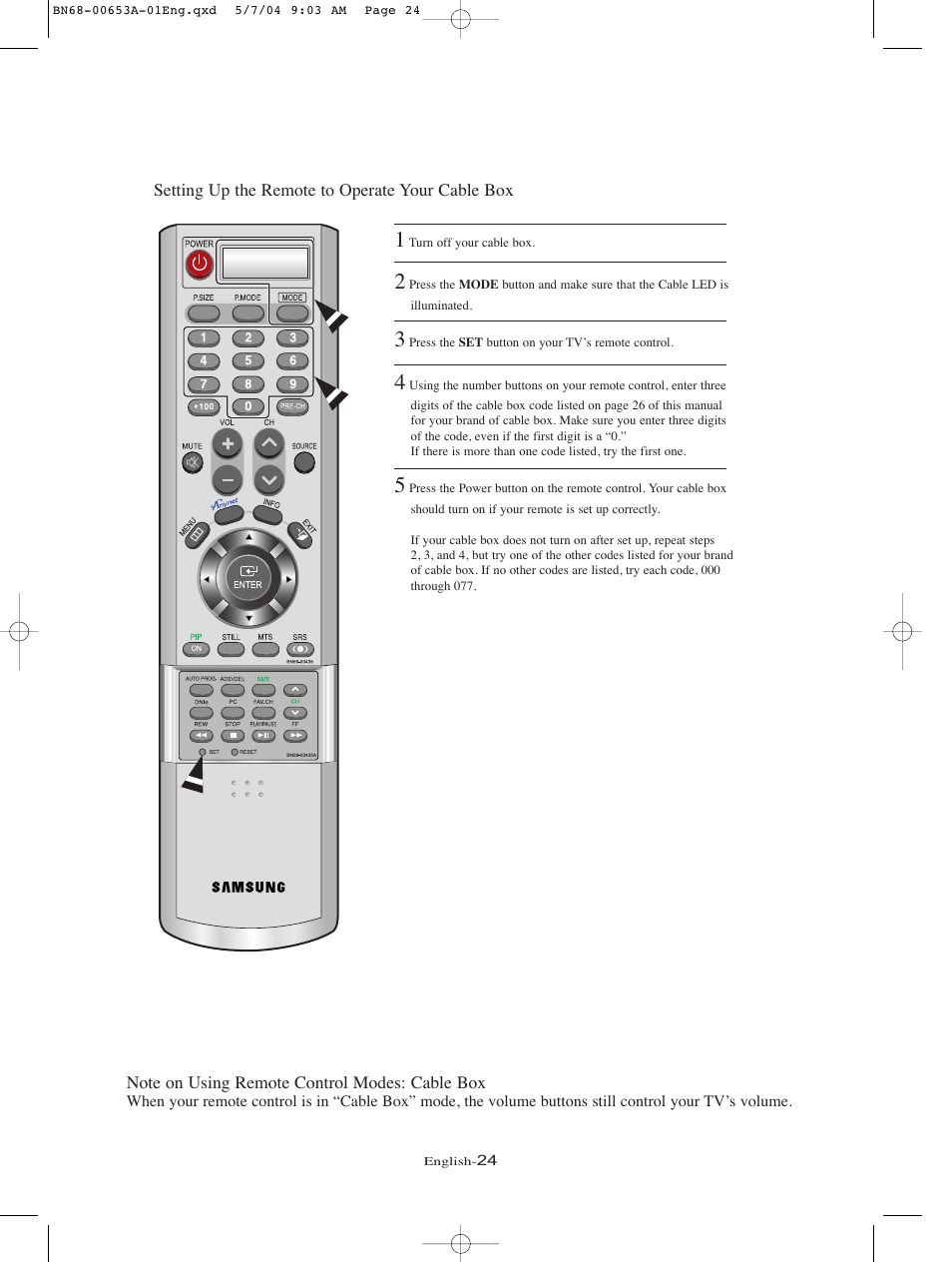 Samsung LTP326WX-XAC User Manual | Page 27 / 90