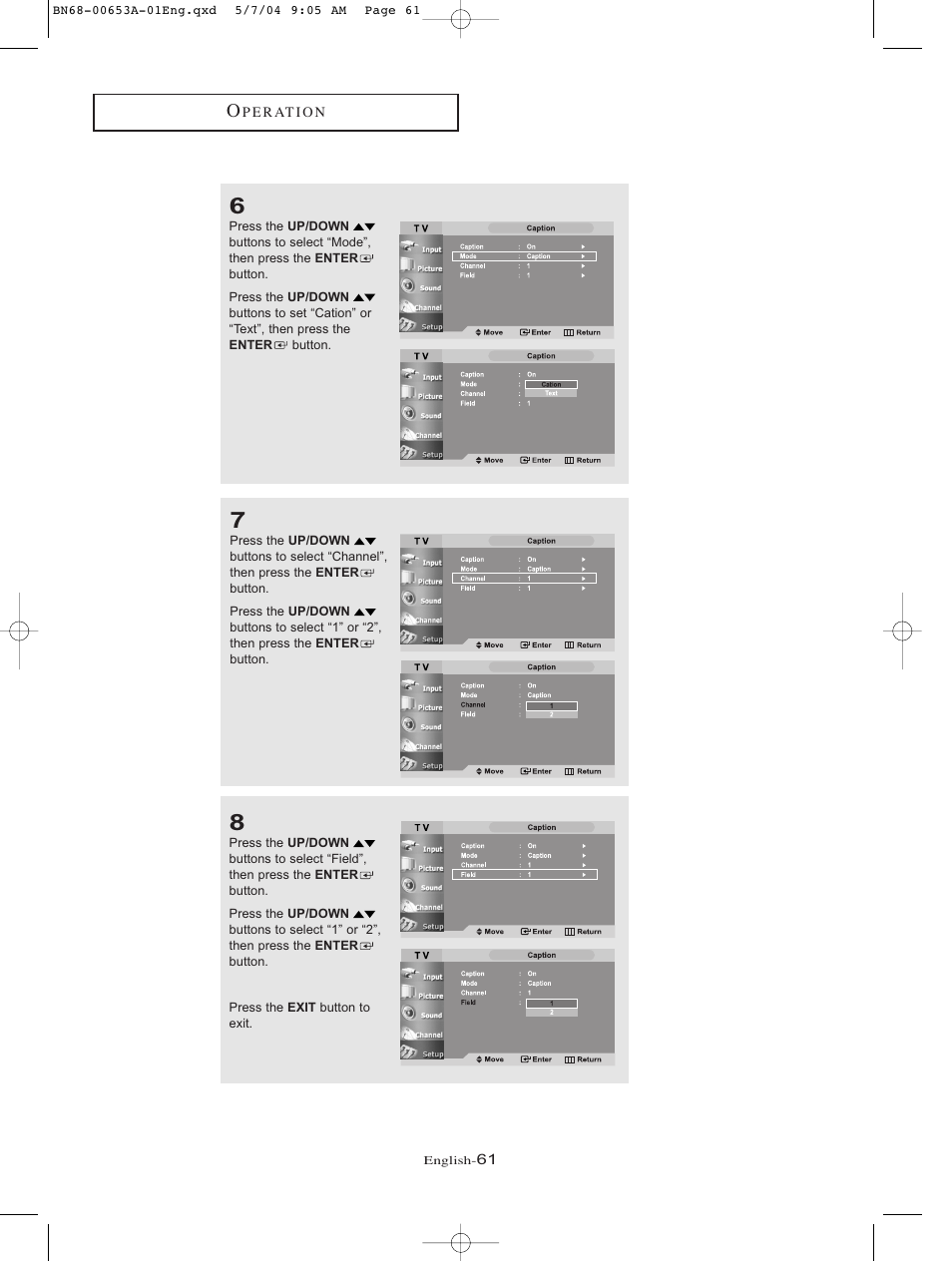 Samsung LTP326WX-XAC User Manual | Page 64 / 90