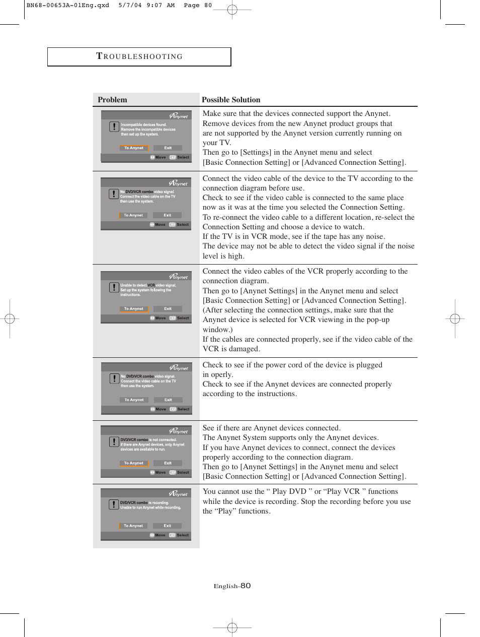 Samsung LTP326WX-XAC User Manual | Page 83 / 90