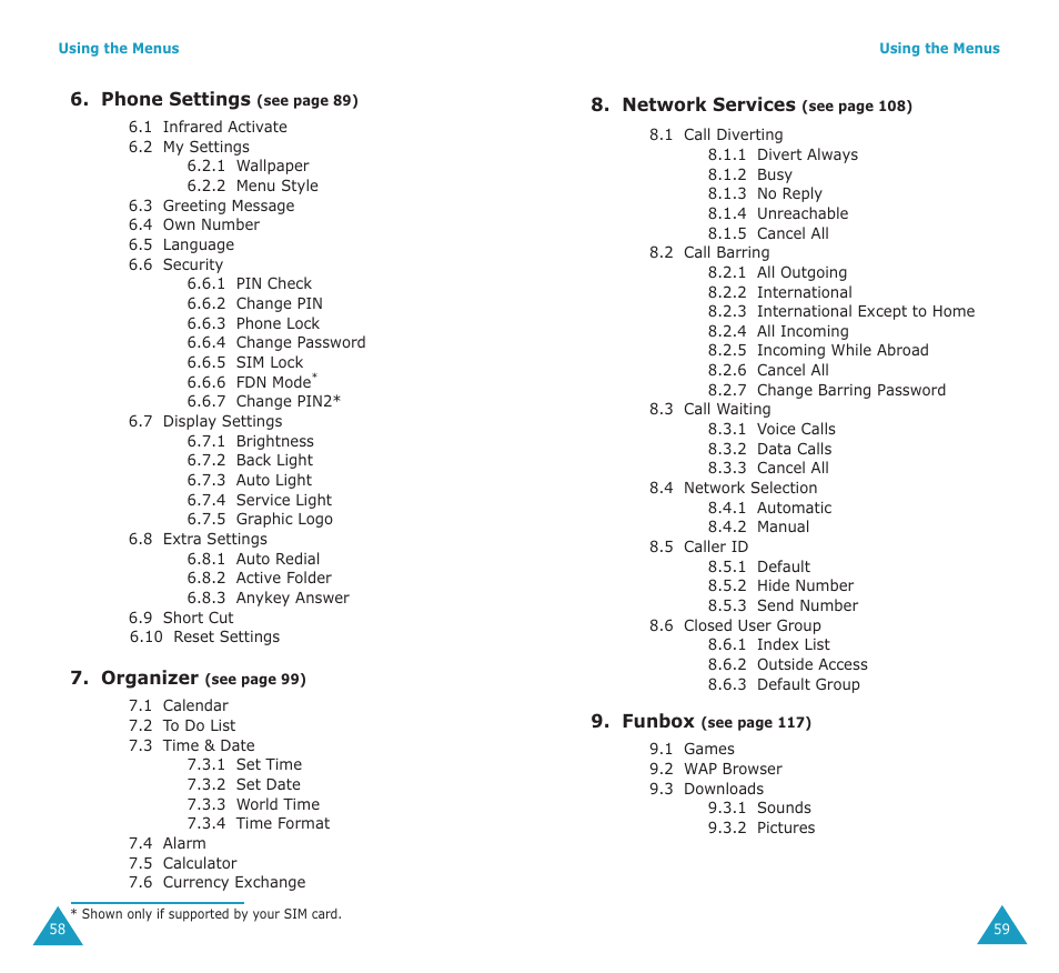 Samsung SGH-P107BSACIN User Manual | Page 31 / 79