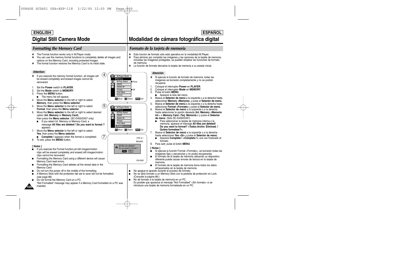 Samsung SC-D453-XAP User Manual | Page 100 / 119