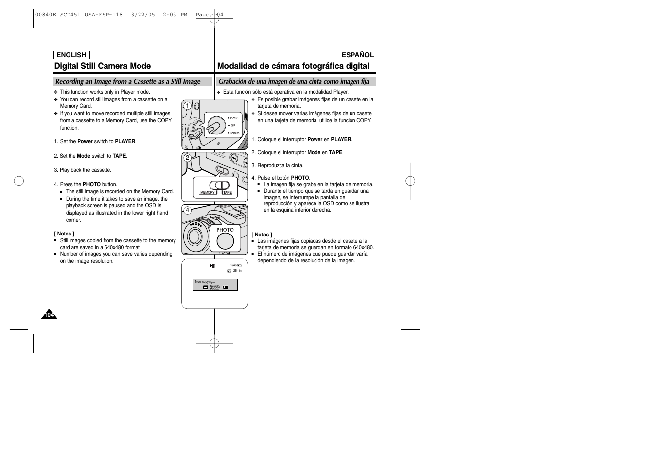 Samsung SC-D453-XAP User Manual | Page 104 / 119