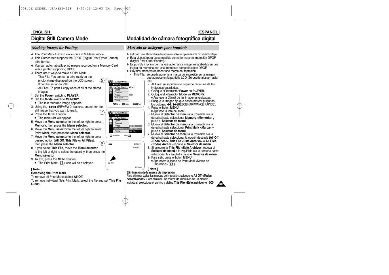 Samsung SC-D453-XAP User Manual | Page 107 / 119