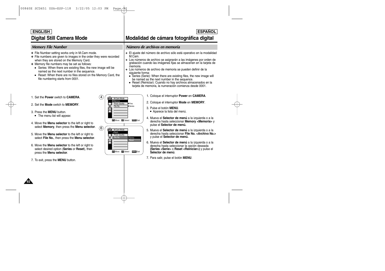 Samsung SC-D453-XAP User Manual | Page 92 / 119