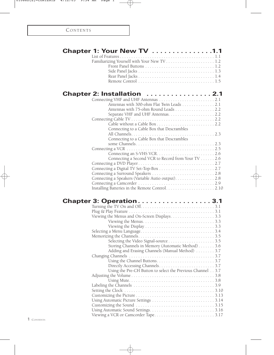 Samsung TSK3092WFX-XAA User Manual | Page 5 / 65