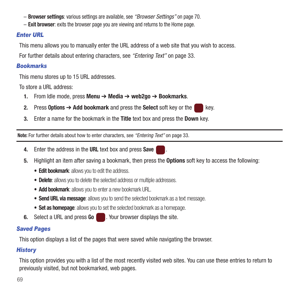Samsung SGH-T359FBATMB User Manual | Page 72 / 156
