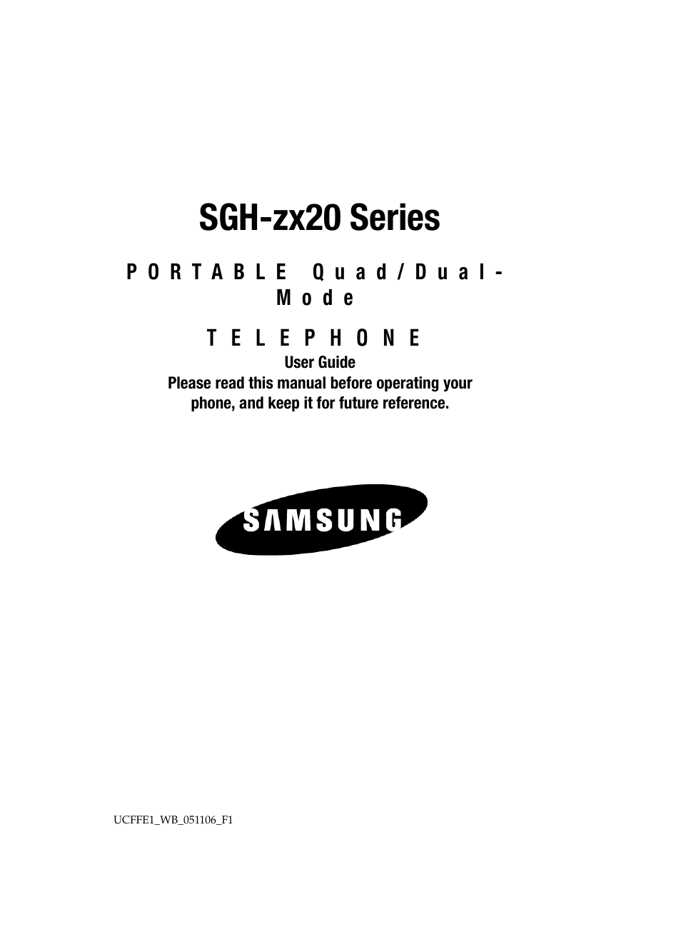 Samsung SGH-ZX20ZKACIN User Manual | 179 pages