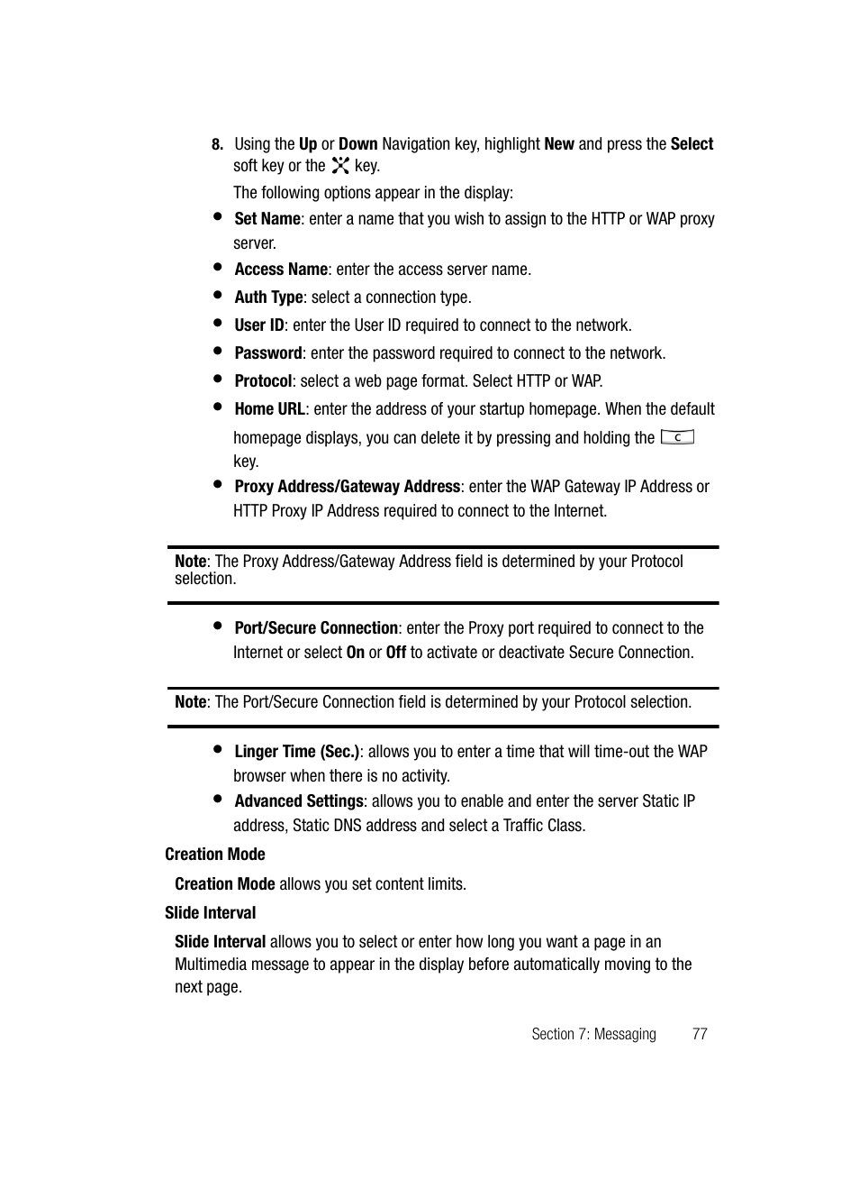 Samsung SGH-ZX20ZKACIN User Manual | Page 77 / 179