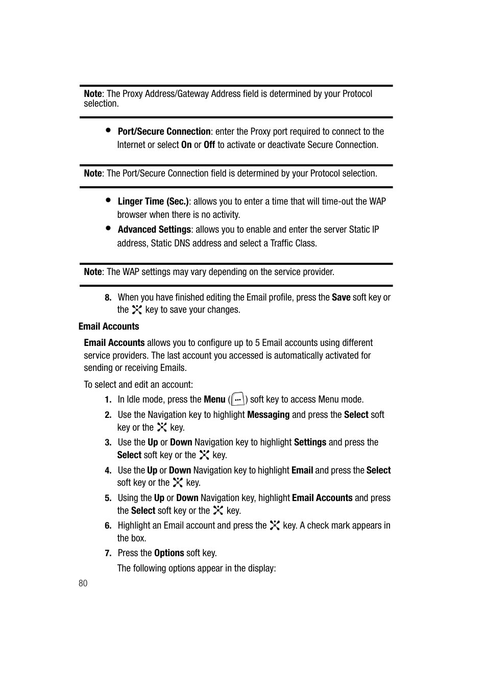 Samsung SGH-ZX20ZKACIN User Manual | Page 80 / 179