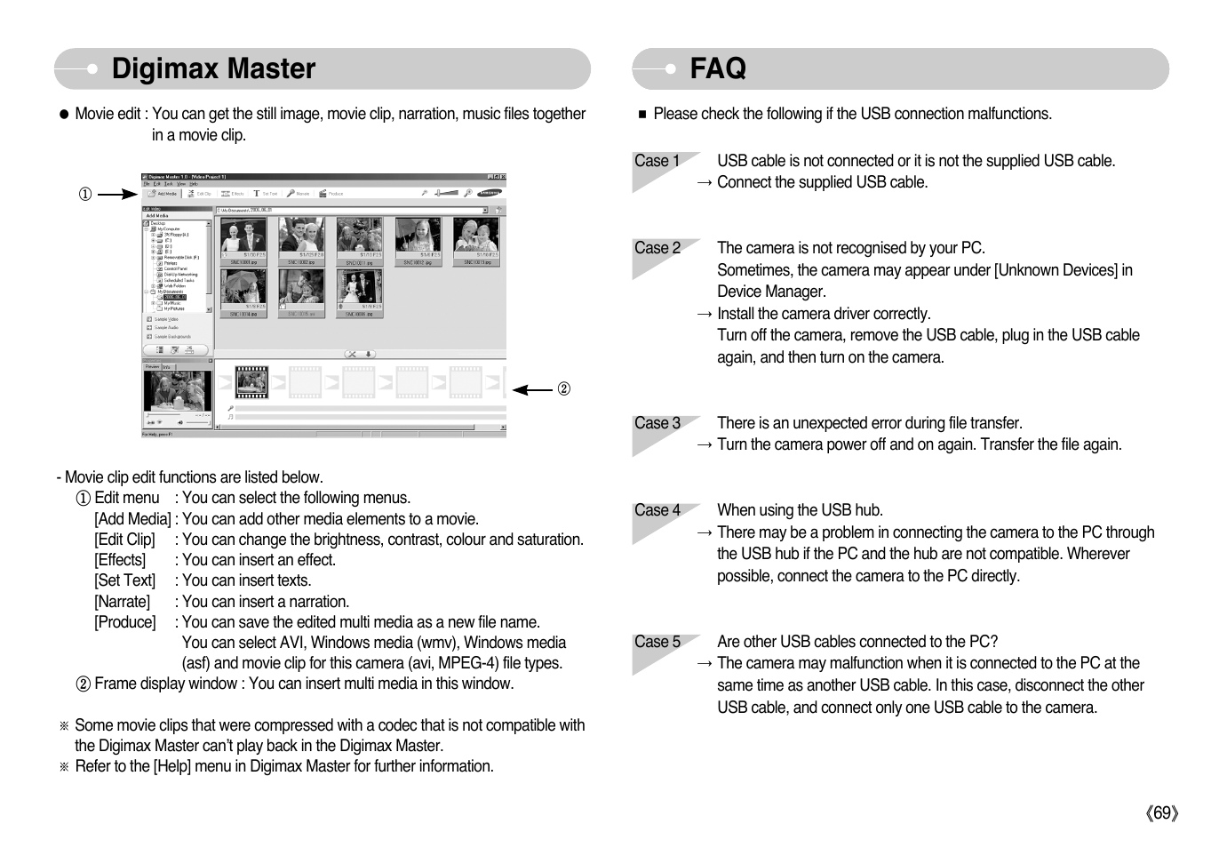 Digimax master | Samsung NV10 User Manual | Page 70 / 74
