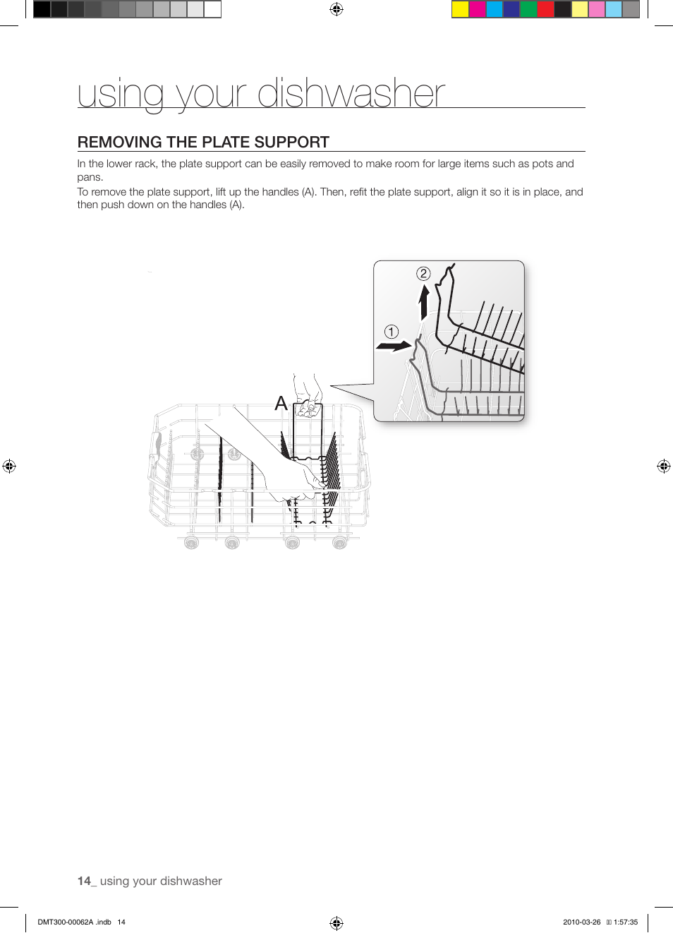 Using your dishwasher | Samsung DMR78AHB-XAA User Manual | Page 14 / 30