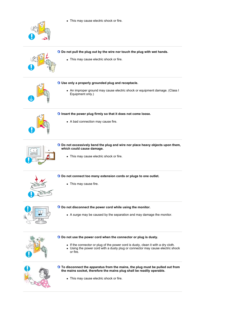 Power | Samsung LS22CRNSF-XAA User Manual | Page 3 / 61