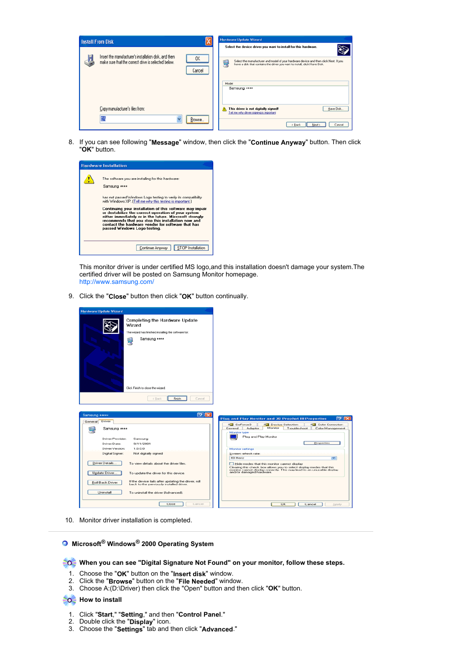 Samsung LS22CRNSF-XAA User Manual | Page 34 / 61