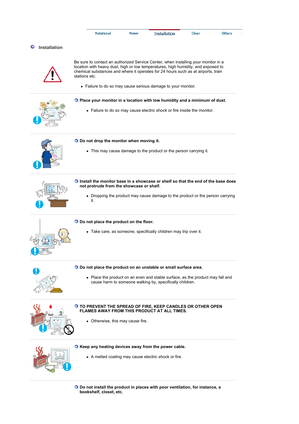 Installation | Samsung LS22CRNSF-XAA User Manual | Page 4 / 61