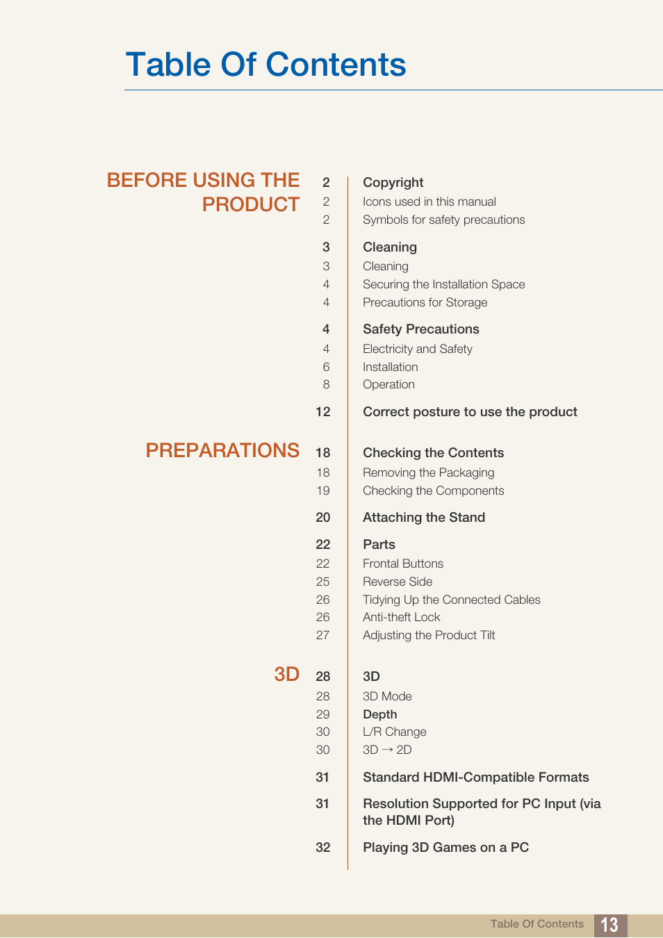 Samsung LS23A700DS-ZA User Manual | Page 13 / 88