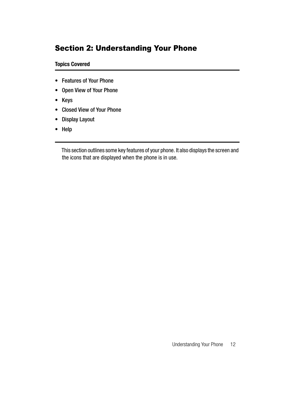 Understanding your phone | Samsung SGH-T219SRBTMB User Manual | Page 15 / 133