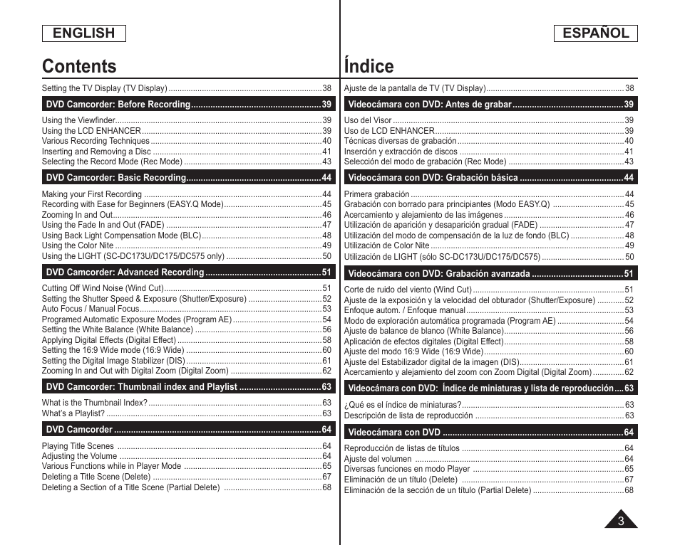 Samsung SC-DC173U-XAA User Manual | Page 3 / 128