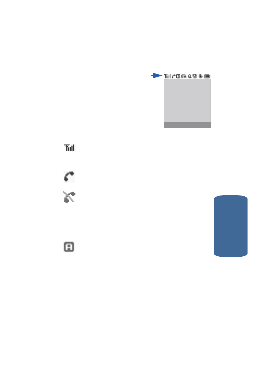 Understanding the display screen, Display screen icons | Samsung SCH-A645BKAATL User Manual | Page 25 / 220