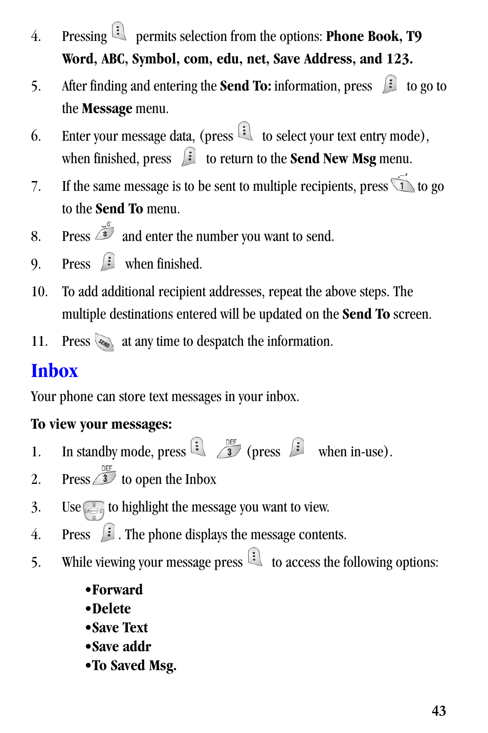 Inbox | Samsung SCH-A530ZSVXAR User Manual | Page 55 / 137