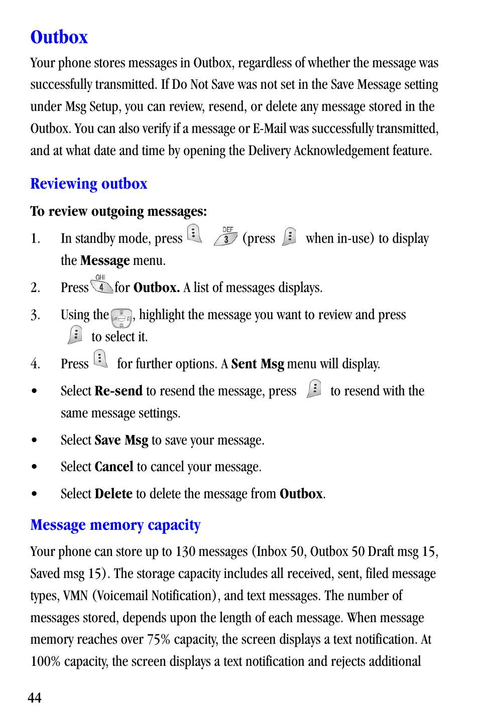 Outbox | Samsung SCH-A530ZSVXAR User Manual | Page 56 / 137