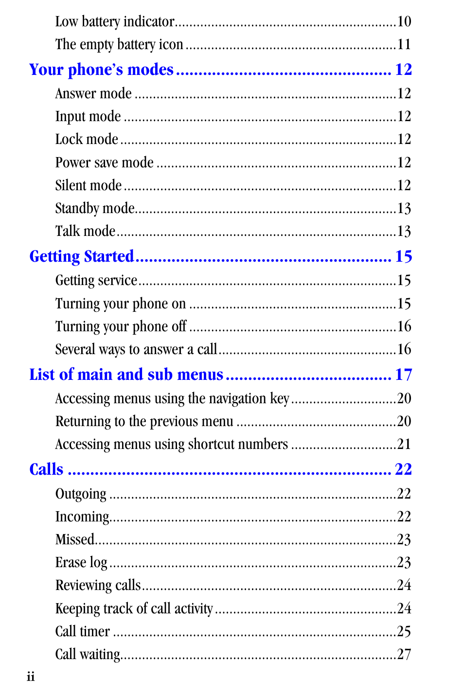 Samsung SCH-A530ZSVXAR User Manual | Page 6 / 137