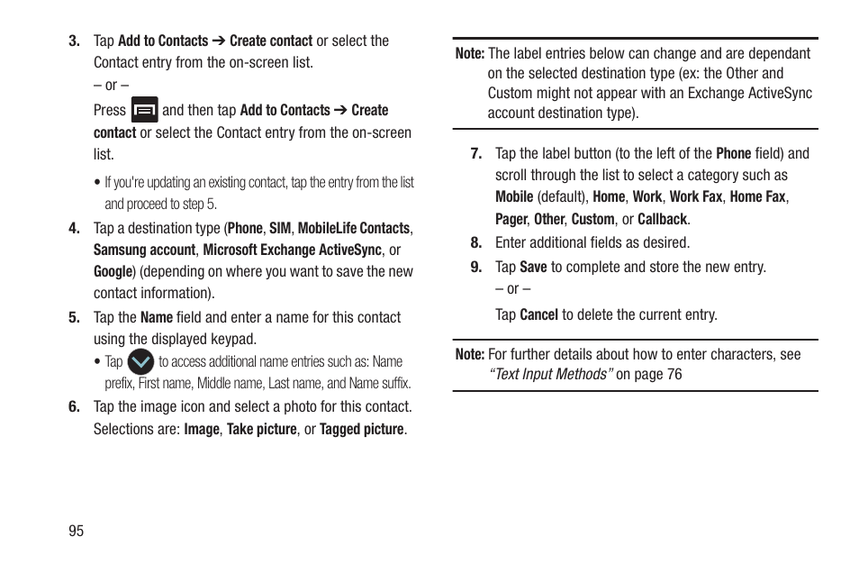 Samsung SGH-T699DABTMB User Manual | Page 100 / 353