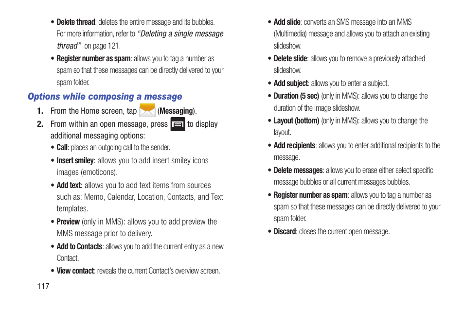 Samsung SGH-T699DABTMB User Manual | Page 122 / 353