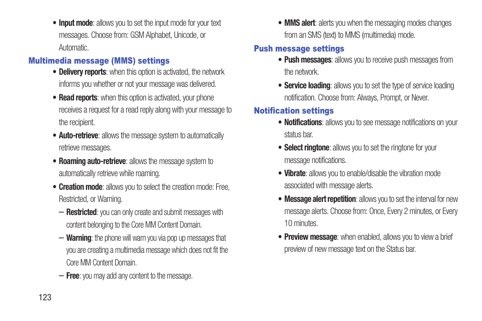 Samsung SGH-T699DABTMB User Manual | Page 128 / 353