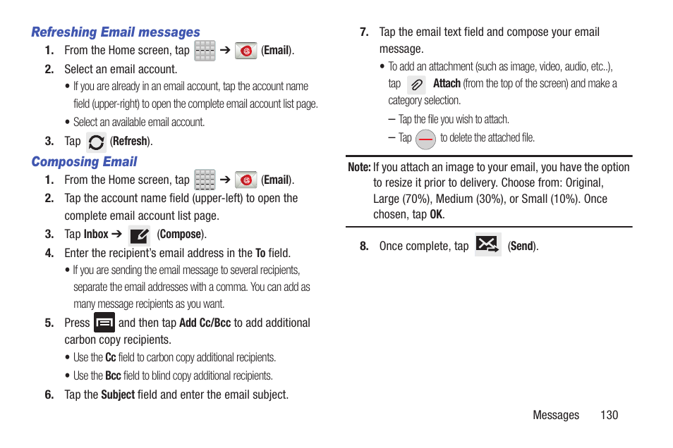 Samsung SGH-T699DABTMB User Manual | Page 135 / 353