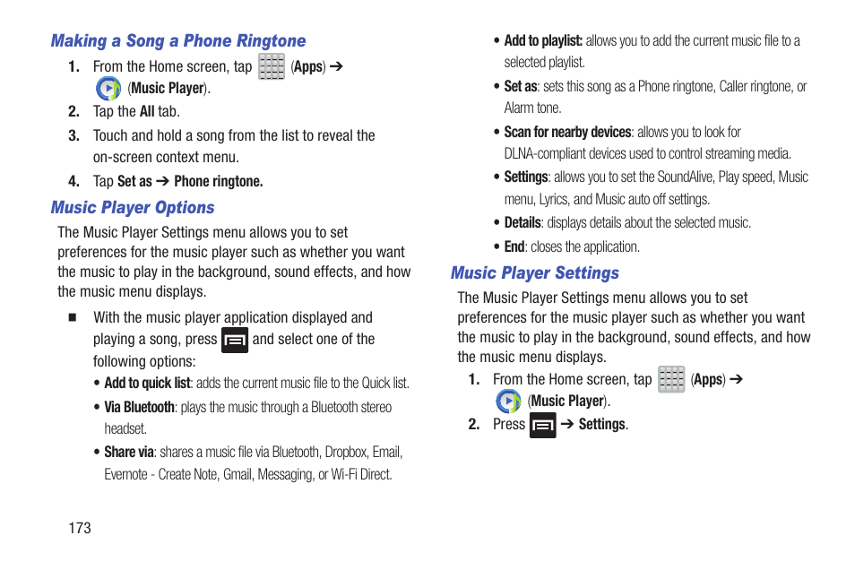 Samsung SGH-T699DABTMB User Manual | Page 178 / 353