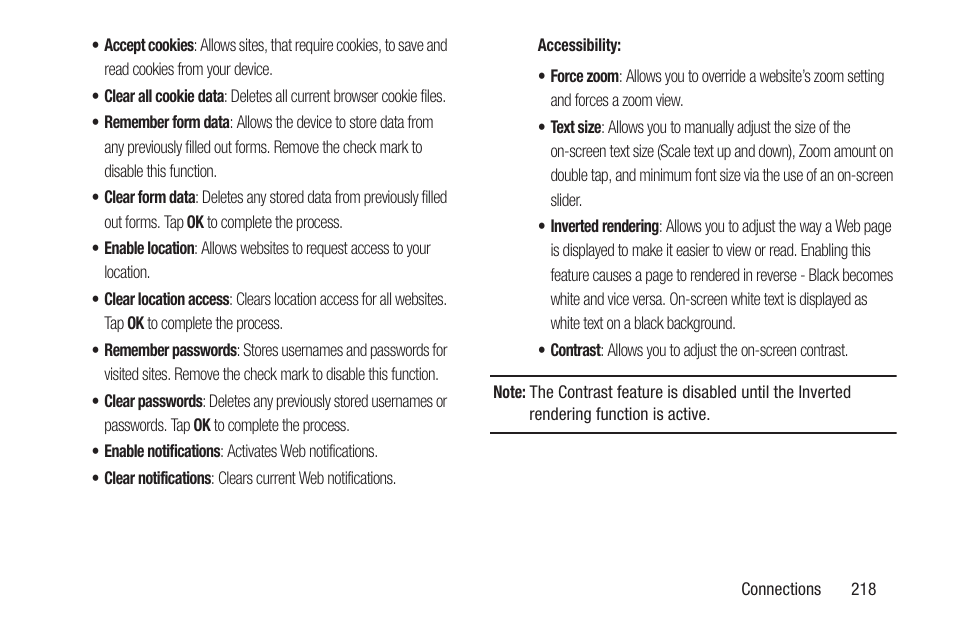 Samsung SGH-T699DABTMB User Manual | Page 223 / 353