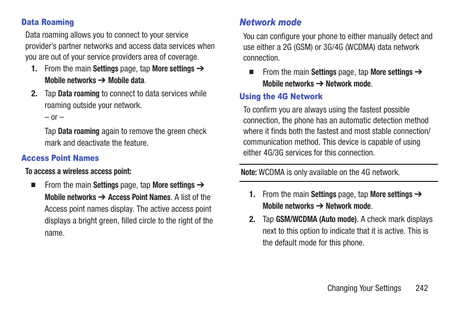 Samsung SGH-T699DABTMB User Manual | Page 247 / 353