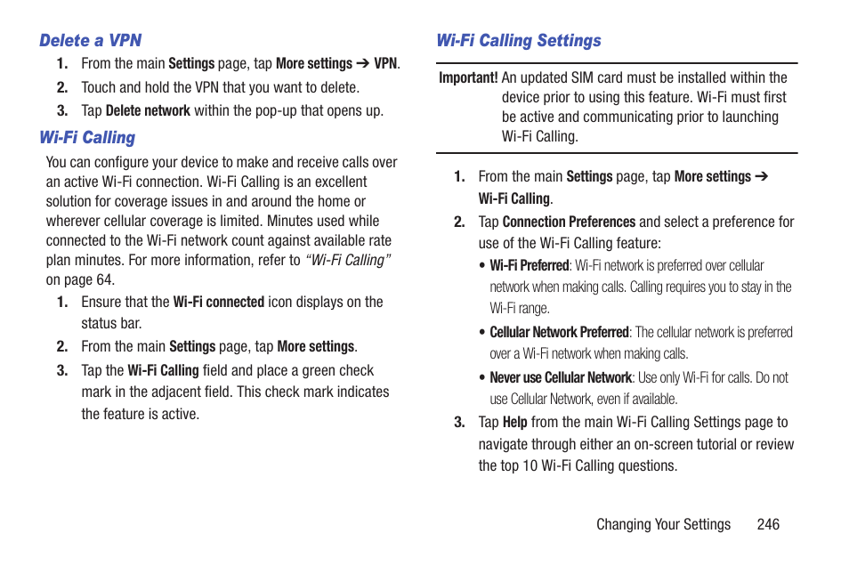 Samsung SGH-T699DABTMB User Manual | Page 251 / 353