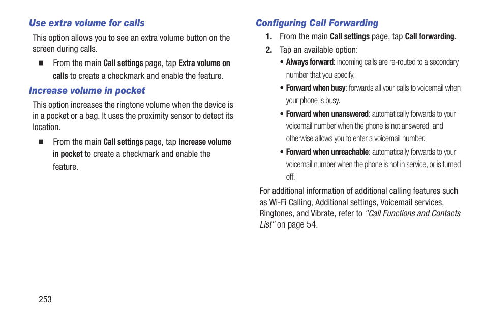 Samsung SGH-T699DABTMB User Manual | Page 258 / 353