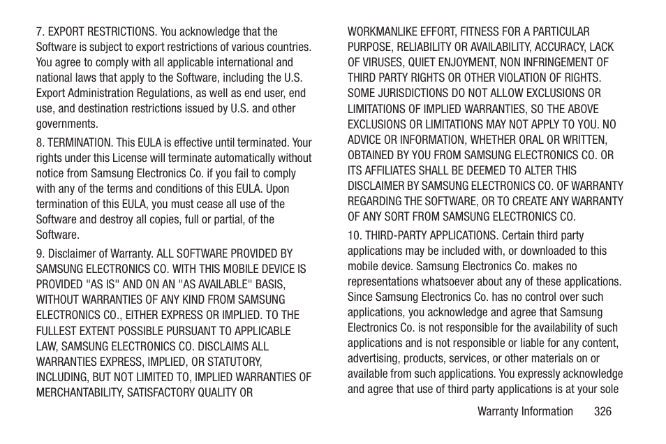 Samsung SGH-T699DABTMB User Manual | Page 331 / 353