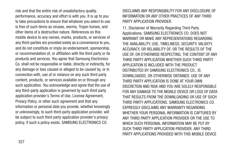 Samsung SGH-T699DABTMB User Manual | Page 332 / 353