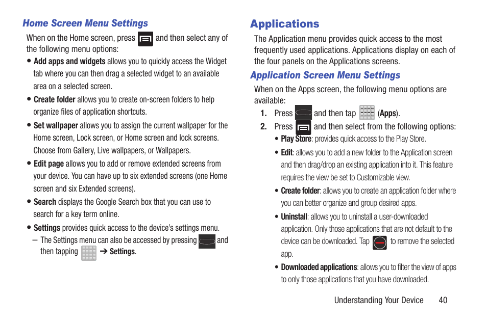 Applications | Samsung SGH-T699DABTMB User Manual | Page 45 / 353