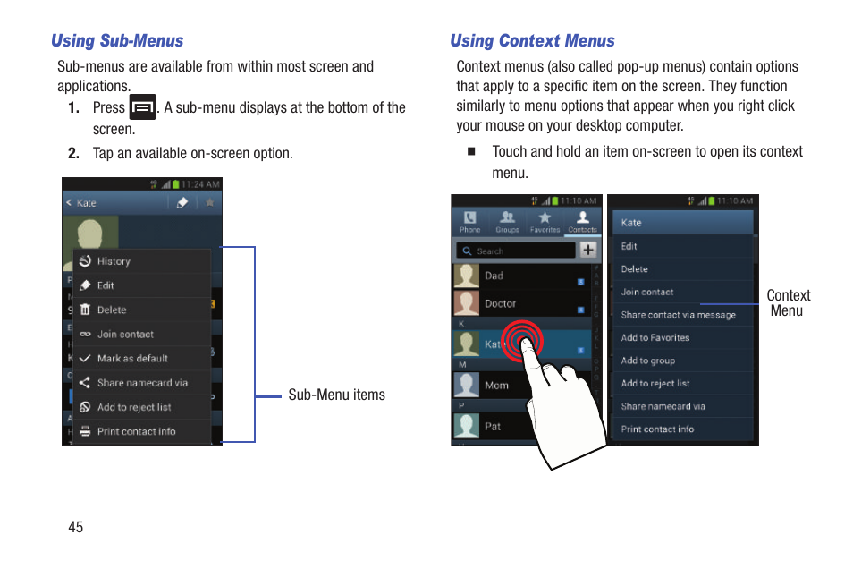 Samsung SGH-T699DABTMB User Manual | Page 50 / 353